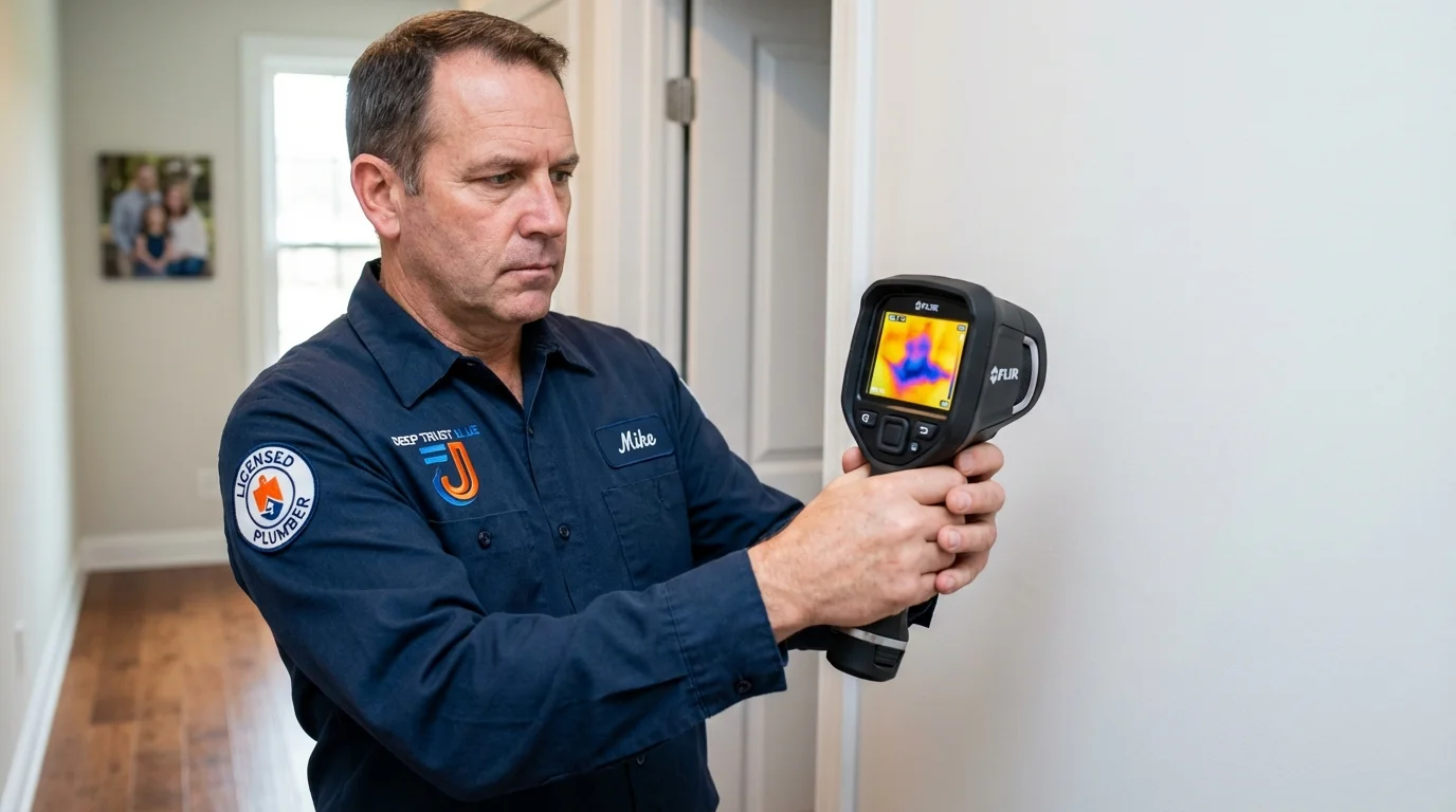 Thermal imaging leak detection by Johns Plumbing LLC in El Cerrito